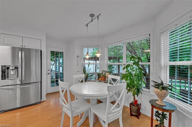 2537 Springhaven Dr, Virginia Beach, VA 23456 - dining area featuring light wood finished floors