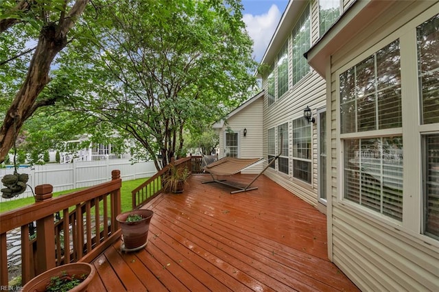 2537 Springhaven Dr, Virginia Beach, VA 23456 - deck featuring fence