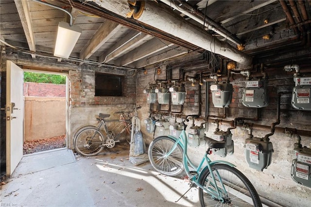 913 Spotswood Ave Unit 1, Norfolk, VA 23517 - below grade area featuring gas meter