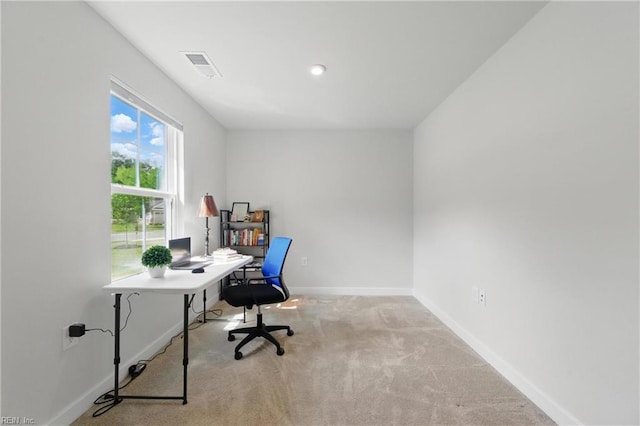 6729 Nolan Run, Gloucester, VA 23061 - home office featuring carpet flooring and baseboards