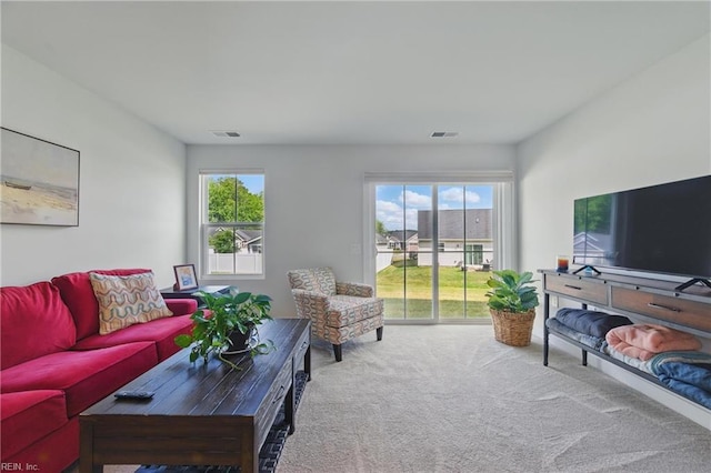6729 Nolan Run, Gloucester, VA 23061 - living room featuring carpet flooring