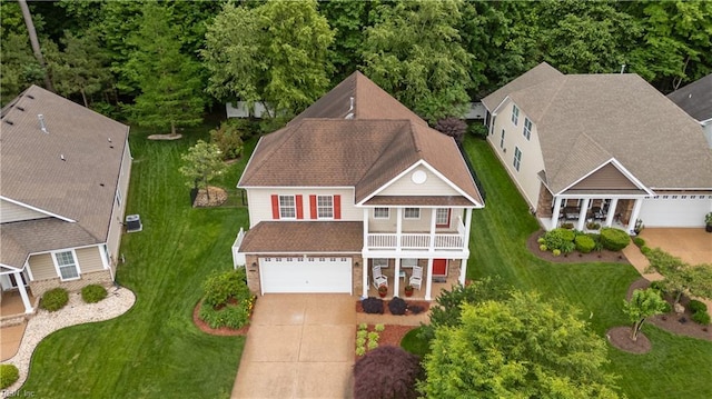 2968 Elegance Ln, Virginia Beach, VA 23456 - aerial view of property and surrounding area