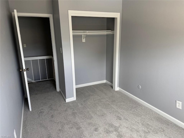 719 Tilden Pl, Virginia Beach, VA 23454 - unfurnished bedroom featuring carpet flooring, a closet, and baseboards