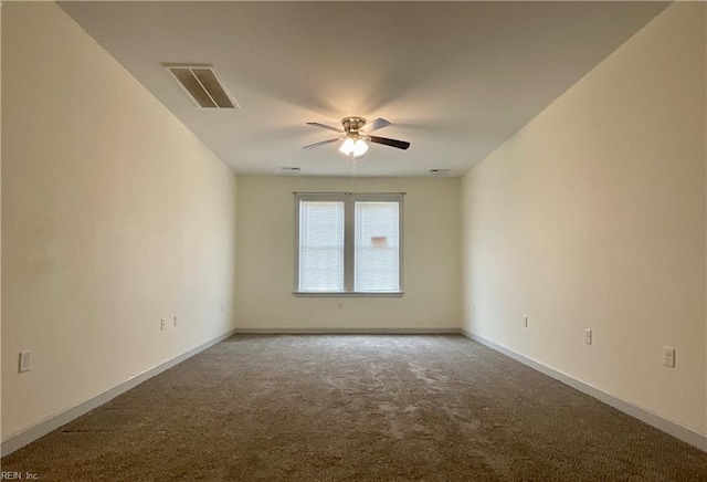 103 Lawrence Dr, Elizabeth City, NC 27909 - carpeted spare room with a ceiling fan and baseboards