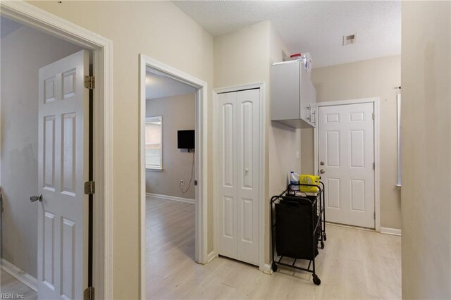 117 Bute St, Suffolk, VA 23434 - corridor with light wood-type flooring and baseboards