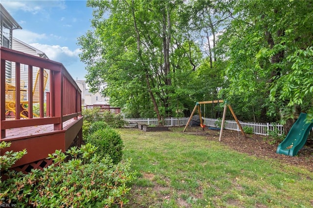 5049 Kelso St, Suffolk, VA 23435 - view of yard with a playground