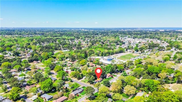aerial view of property and surrounding area