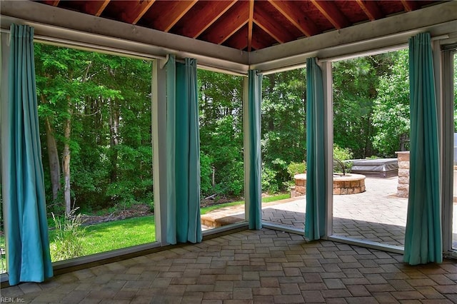 840 Forest Glade Dr, Chesapeake, VA 23322 - doorway to outside with brick flooring