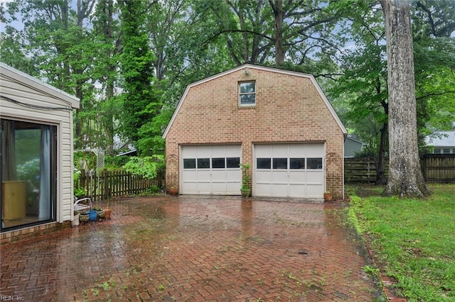 122 Archer Rd, Newport News, VA 23606 - garage with a garage and fence