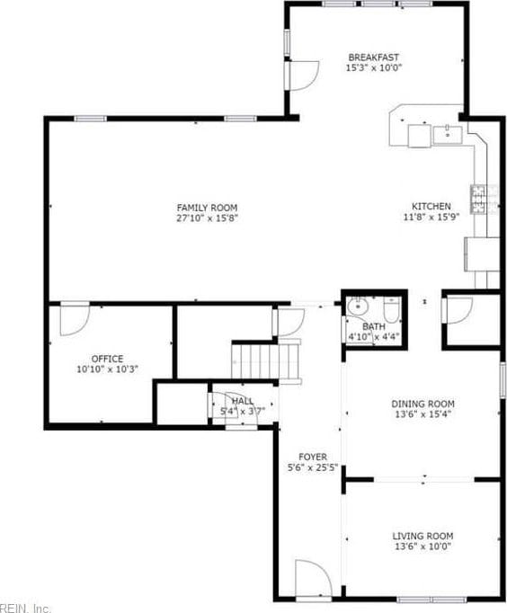 20 Pickins Dr, Poquoson, VA 23662 - home floor plan