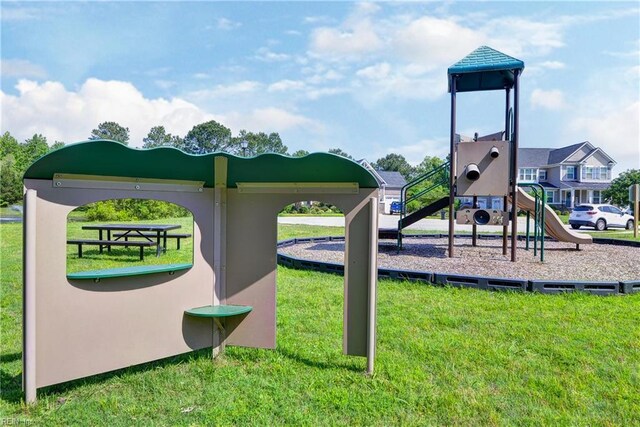 20 Pickins Dr, Poquoson, VA 23662 - community playground with a lawn