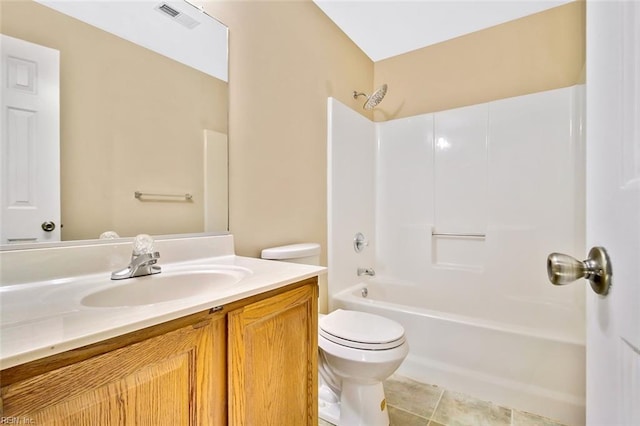 810 Erskine St, Hampton, VA 23666 - bathroom featuring toilet, vanity, and  shower combination