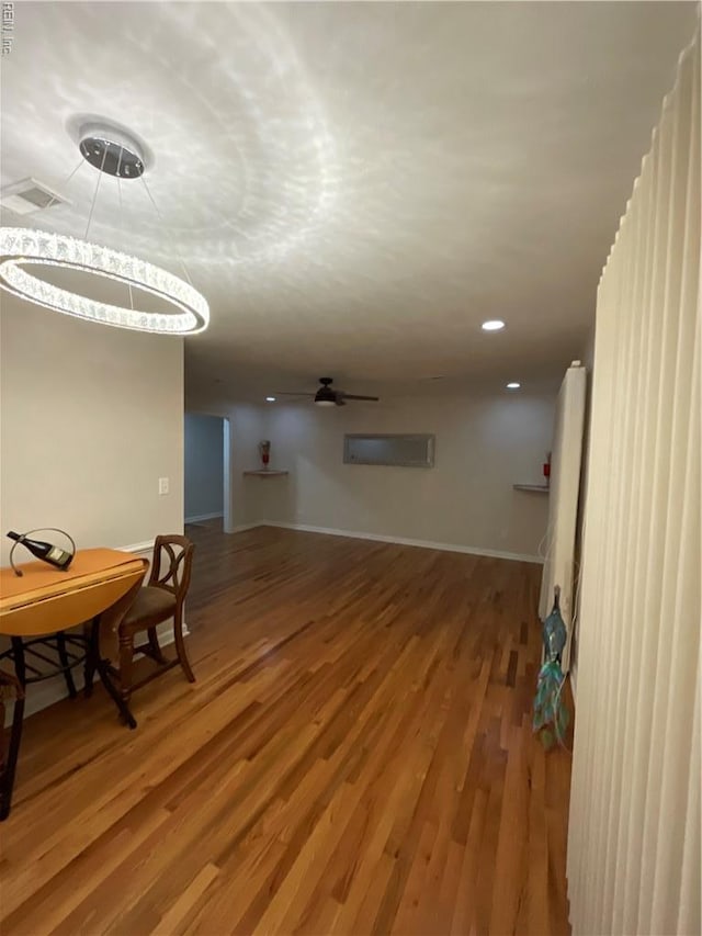 2800 Candlewood Cir, Chesapeake, VA 23324 - living room with light wood-style floors, baseboards, and recessed lighting