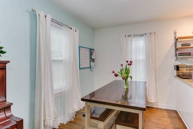 8140 Kenwood Dr, Norfolk, VA 23518 - dining room with wood finished floors and baseboards