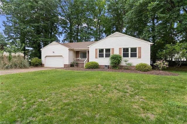 25 Hunter Trce, Hampton, VA 23669 - single story home featuring driveway, a garage, and a front lawn