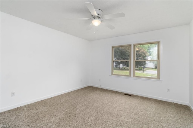 25 Hunter Trce, Hampton, VA 23669 - carpeted spare room featuring a ceiling fan and baseboards