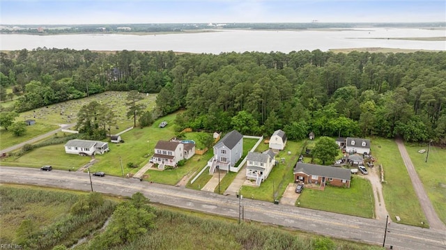1430 Poquoson Ave, Poquoson, VA 23662 - aerial view of property and surrounding area with a nearby body of water and a forest