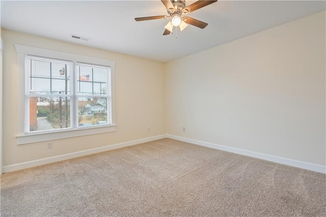 1278 Little Bay Ave Unit B, Norfolk, VA 23503 - carpeted empty room featuring baseboards and a ceiling fan
