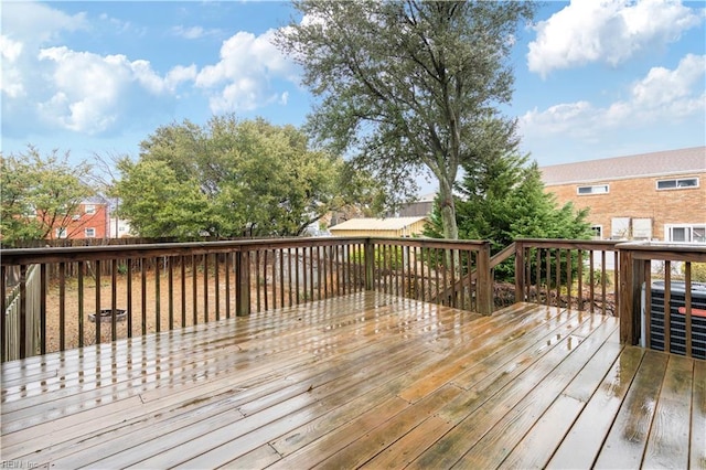 1278 Little Bay Ave Unit B, Norfolk, VA 23503 - view of wooden deck