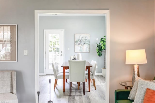 1060 Fairgrounds Ln, Suffolk, VA 23434 - dining room with wood finished floors and baseboards