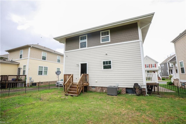 1060 Fairgrounds Ln, Suffolk, VA 23434 - back of property with cooling unit
