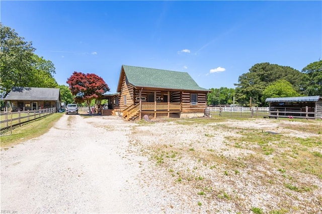 view of outbuilding