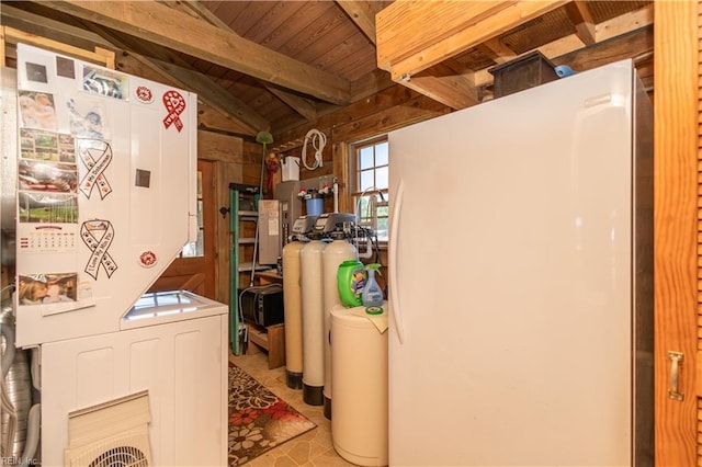 kitchen featuring wood ceiling