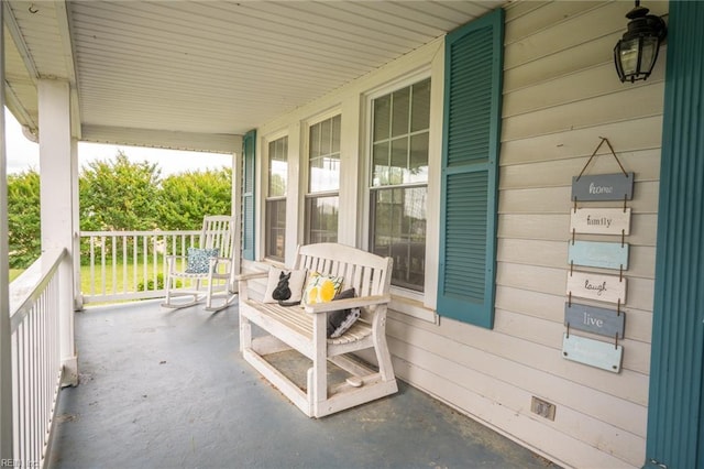 13542 Brink Rd, Emporia, VA 23847 - view of patio / terrace featuring covered porch
