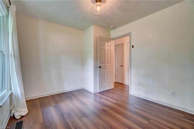 1305 Oak Ridge Dr, Chesapeake, VA 23322 - unfurnished room with wood finished floors and baseboards