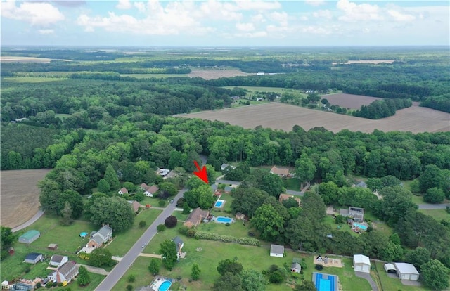 1305 Oak Ridge Dr, Chesapeake, VA 23322 - aerial view of property and surrounding area