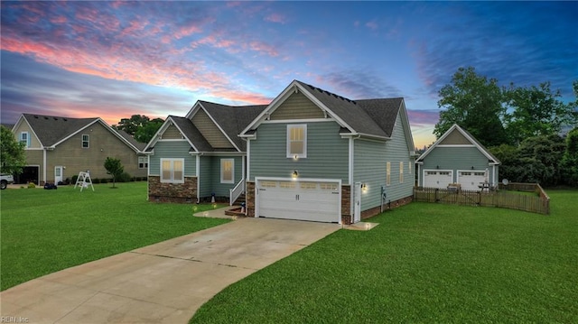 121 Algonquin Trl, Shawboro, NC 27973 - craftsman-style house featuring a front yard, a garage, and driveway
