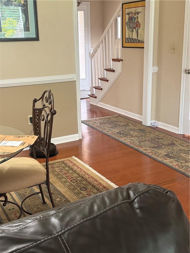 4705 Kempsville Green Parkway, Virginia Beach, VA 23462 - office area with wood finished floors and baseboards
