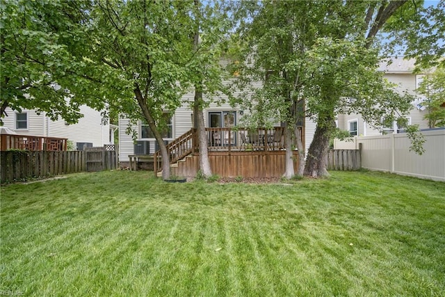 411 Rhode Island Ave, Norfolk, VA 23508 - view of yard featuring a wooden deck