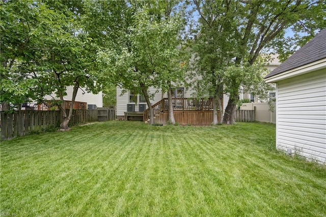 411 Rhode Island Ave, Norfolk, VA 23508 - view of yard with a deck