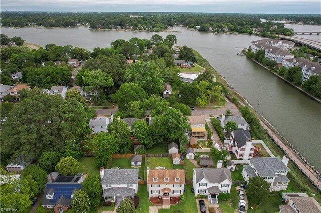 411 Rhode Island Ave, Norfolk, VA 23508 - view of property location with a nearby body of water, nearby suburban area, and a notable bridge