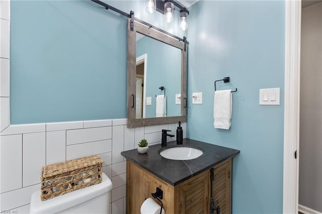 216 Stubbs Dr, Chesapeake, VA 23323 - half bathroom with toilet and vanity