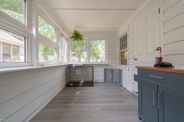 310 Manteo Ave, Hampton, VA 23661 - unfurnished sunroom featuring healthy amount of natural light and wood finished floors