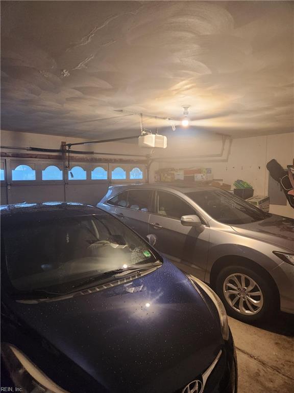 515 Burton St, Hampton, VA 23666 - garage with a garage door opener