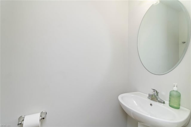 bathroom with a sink