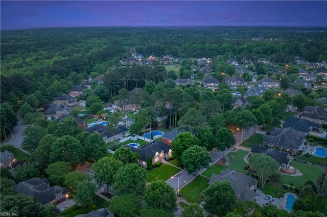 2300 Perez Way, Virginia Beach, VA 23456 - aerial overview of property's location featuring nearby suburban area and a forest