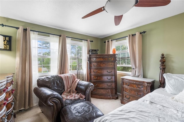 4769 Marlborough Dr, Virginia Beach, VA 23464 - bedroom with light carpet and ceiling fan