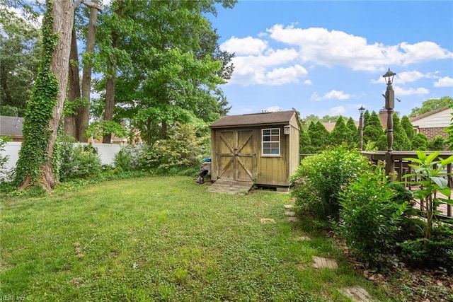 4769 Marlborough Dr, Virginia Beach, VA 23464 - view of yard featuring a storage shed and an outbuilding