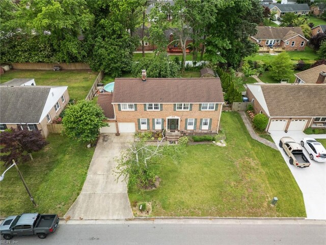 4769 Marlborough Dr, Virginia Beach, VA 23464 - aerial perspective of suburban area