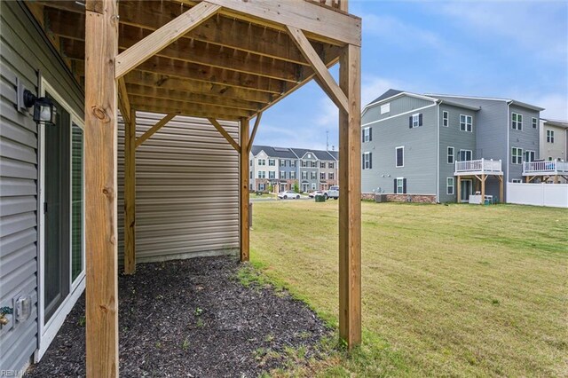 109 Big Woods Dr, Poquoson, VA 23662 - view of grassy yard featuring a residential view