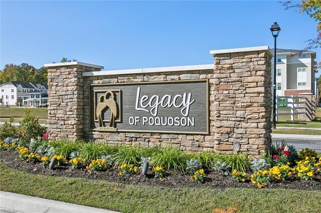 109 Big Woods Dr, Poquoson, VA 23662 - community sign featuring fence