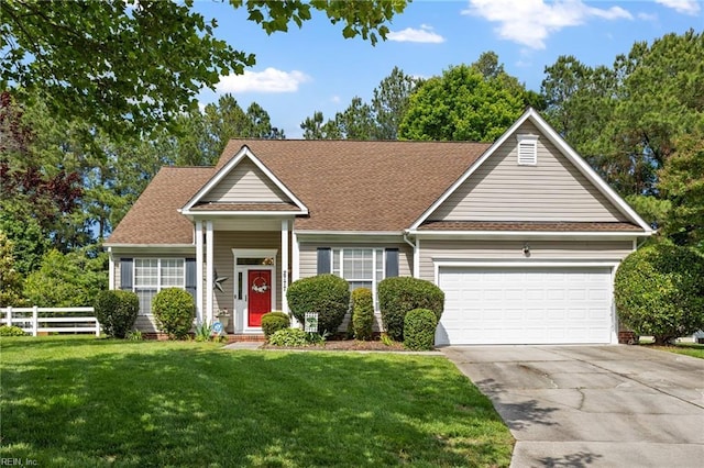 2777 Livingston Loop, Virginia Beach, VA 23456 - view of front of house featuring concrete driveway, an attached garage, and roof with shingles