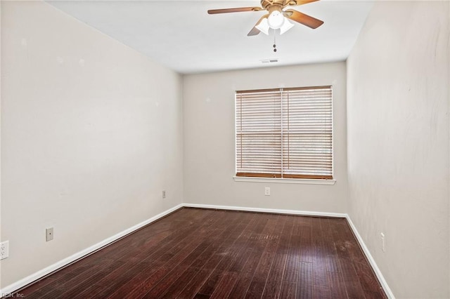2777 Livingston Loop, Virginia Beach, VA 23456 - empty room featuring ceiling fan, hardwood / wood-style flooring, and baseboards