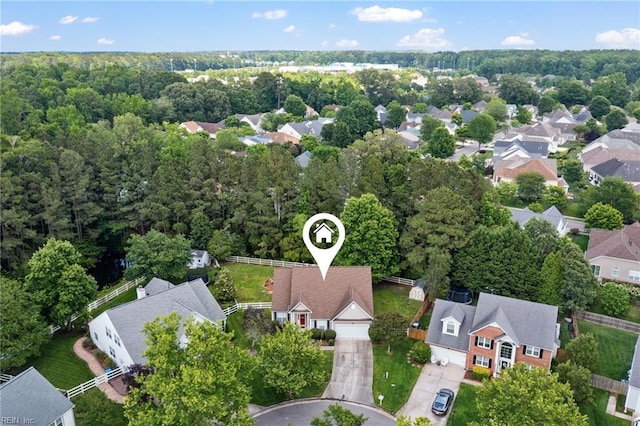 2777 Livingston Loop, Virginia Beach, VA 23456 - aerial view of property and surrounding area featuring nearby suburban area
