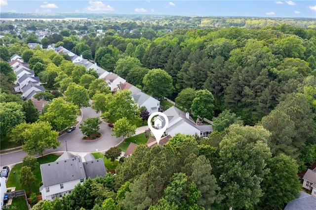2777 Livingston Loop, Virginia Beach, VA 23456 - aerial perspective of suburban area with a forest