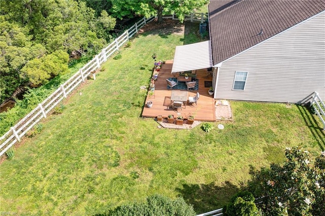 2777 Livingston Loop, Virginia Beach, VA 23456 - view of yard featuring a deck